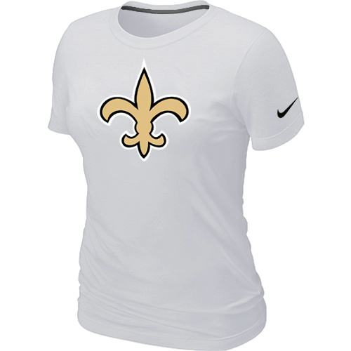 Nike New Orleans Saints Women's Legend Logo Dri-FIT NFL T-Shirt - White